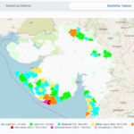 છેલ્લા 24 કલાકોમાં રાજ્યમાં 82 તાલુકાઓમાં  વરસાદ નોંધાયો.